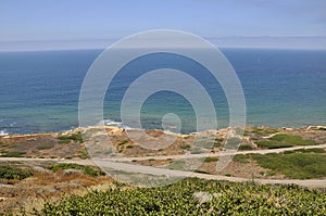 View over the Pacific Ocean from Cabrillo Point