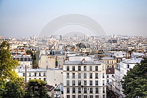 View over Paris from Montmartre