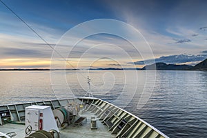 View over the polar sea, Norway