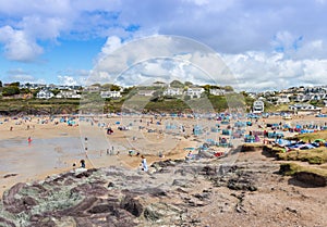 View over Polzeath Beach