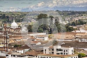 View over Popayan, Colombia photo