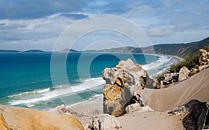View over Rainbow Beach