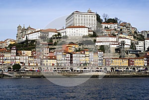 View over Ribeira - the old town of Porto, Portugal