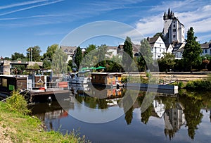 View over the river Lahn to Diez