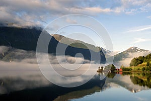 View over Romsdalsfjorden