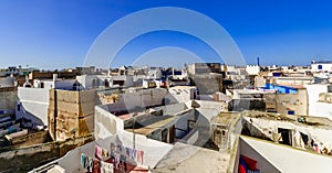 View over the roofs of Essaouira in Morocco