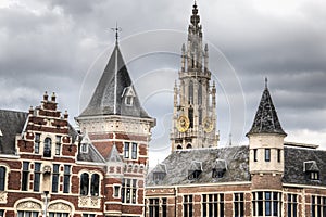 View over the rooftops of Antwerp