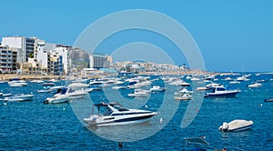 Salina Bay in San Pawl il-Bahar, Malta photo