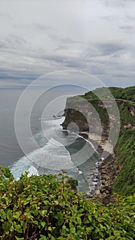 the view over the sea in bali tourist attractions