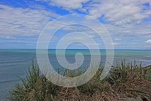 View over the sea on new zealands north island