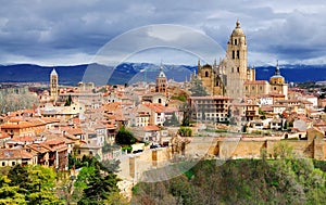 View over Segovia, Spain