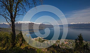 View over Sognefjord from the fills above Balestrand photo