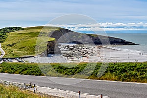 View over Southerndown, Glamorgan Coastline