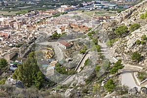 A view over the suburb of Mula city photo
