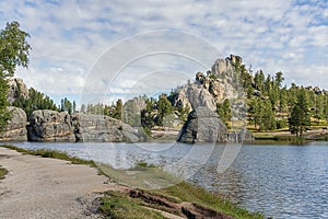 View over Sylvan Lake