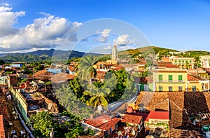 View over Trinidad, Cuba photo