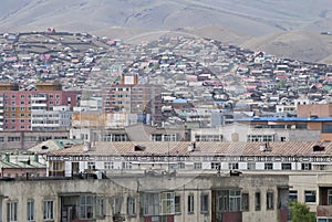 View over Ulaanbaatar, Mongolia