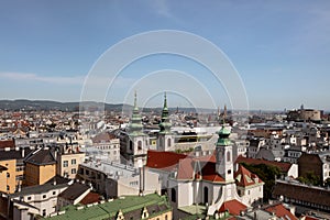 view over vienna, austria, from the restaurant 360° ocean sky vienna