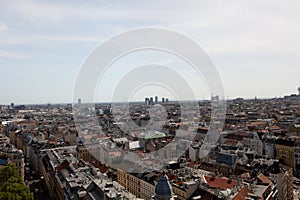 view over vienna, austria, from the restaurant 360° ocean sky vienna