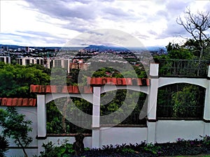 View over the village of Escazu near San Jose photo