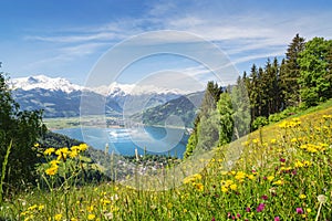 View over Zell am See, Austria