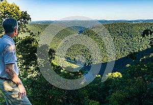 View from Overlook in Snake Hill WMA in WV