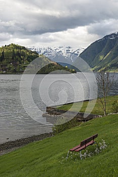 View overlooking Hardangerfjord