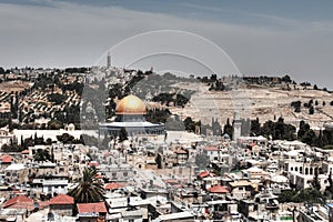 View overlooking Jerusalem city