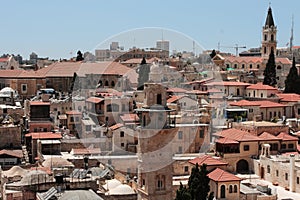 View overlooking Jerusalem city