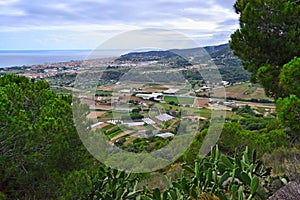 A view overlooking the town in Spain