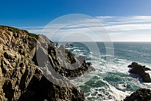 A view of the Pacific Ocean from Bodega Head