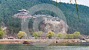 view of pagodas on East Hill Longmen Grottoes