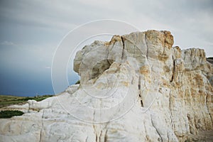 a view of paint mines interpretive park near Calhan east of Colorado Springs, CO, USA