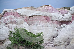 a view of paint mines interpretive park near Calhan east of Colorado Springs, CO, USA