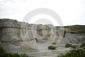 a view of paint mines interpretive park near Calhan east of Colorado Springs, CO, USA