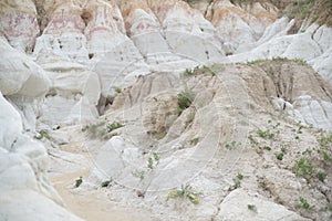 a view of paint mines interpretive park near Calhan east of Colorado Springs, CO, USA
