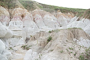 a view of paint mines interpretive park near Calhan east of Colorado Springs, CO, USA