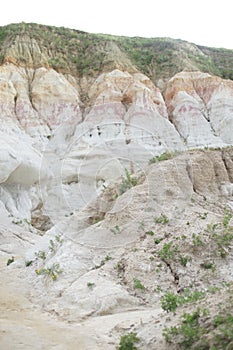 a view of paint mines interpretive park near Calhan east of Colorado Springs, CO, USA