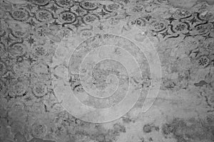 Old design drawing on the ceiling photo