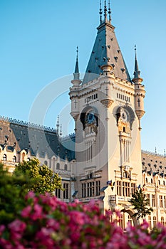 View of the Palace of Culture in Iasi, Romania