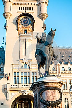 View of the Palace of Culture in Iasi, Romania