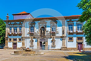 View of the palace of Justice in Guimaraes in Portugal