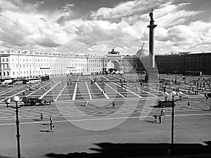 View of the Palace Square, St. Petersburg, Russia