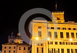 View of Palazzo Ducale in Genoa