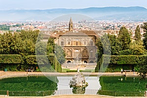 View of Palazzo Pitti from the Boboli Gardens