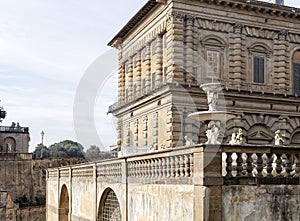 view of palazzo pitti photo