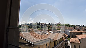 View from Palazzo Vecchio, aka Old Palace in Florence, Italy