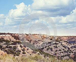 View at Palo Duro Canyon State Park in Texas