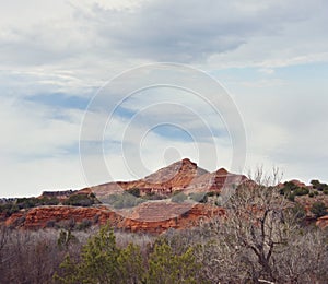 View at Palo Duro Canyon State Park in Texas