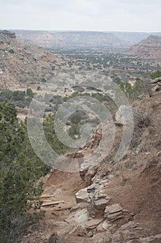 View at Palo Duro Canyon State Park, Texas